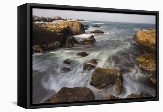 Rock Coast Near Point Lobos State Natural Reserve, Carmel by the Sea, California, Usa-Rainer Mirau-Framed Premier Image Canvas