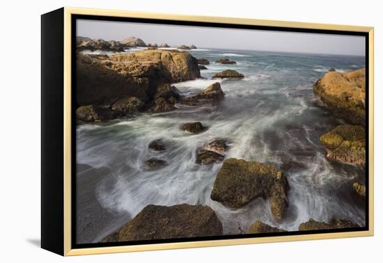 Rock Coast Near Point Lobos State Natural Reserve, Carmel by the Sea, California, Usa-Rainer Mirau-Framed Premier Image Canvas
