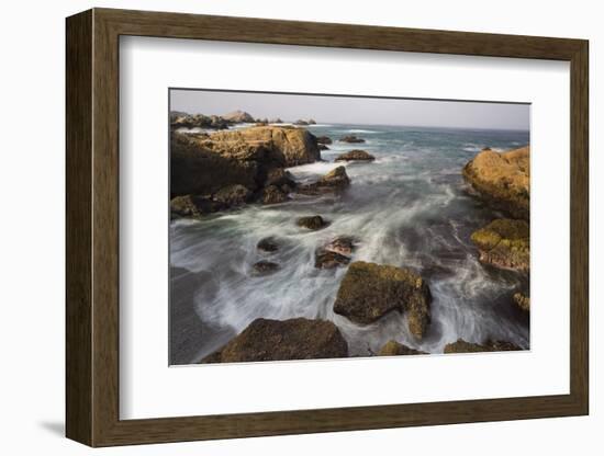 Rock Coast Near Point Lobos State Natural Reserve, Carmel by the Sea, California, Usa-Rainer Mirau-Framed Photographic Print