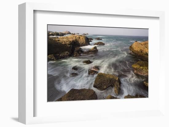 Rock Coast Near Point Lobos State Natural Reserve, Carmel by the Sea, California, Usa-Rainer Mirau-Framed Photographic Print