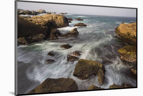 Rock Coast Near Point Lobos State Natural Reserve, Carmel by the Sea, California, Usa-Rainer Mirau-Mounted Photographic Print