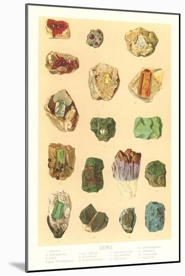 Rock Collection-null-Mounted Art Print