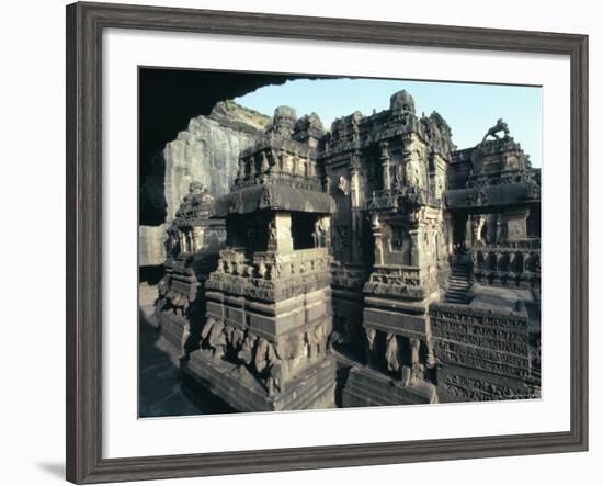 Rock-Cut Kailasa Temple, Ellora, Unesco World Heritage Site, Near Aurangabad, Maharashtra, India-Adam Woolfitt-Framed Photographic Print