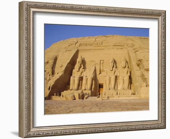 Rock Cut Temple of Ramesses II (Rameses the Great) (Ramses the Great), Abu Simbel, Nubia, Egypt-Philip Craven-Framed Photographic Print