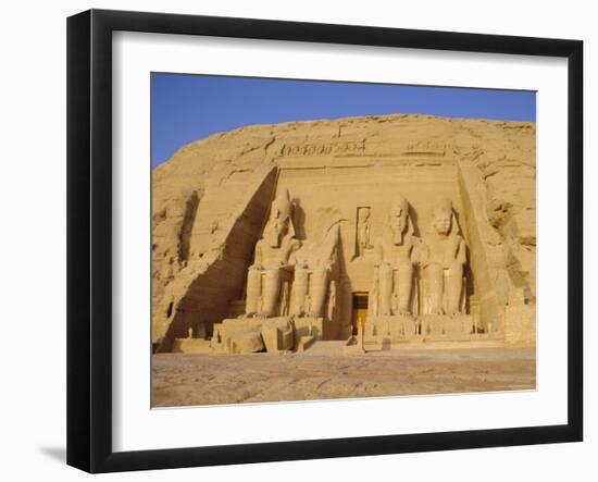 Rock Cut Temple of Ramesses II (Rameses the Great) (Ramses the Great), Abu Simbel, Nubia, Egypt-Philip Craven-Framed Photographic Print