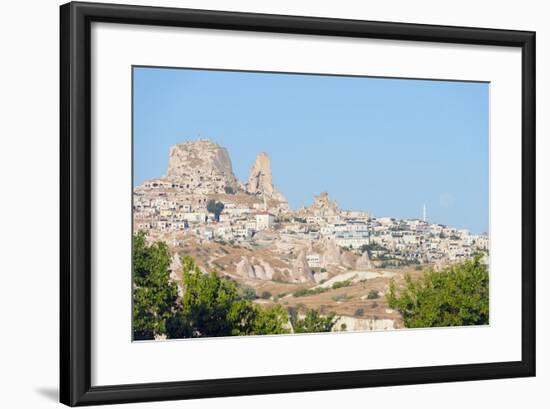 Rock-Cut Topography at Uchisar, Cappadocia, Anatolia, Turkey, Asia Minor-Christian Kober-Framed Photographic Print