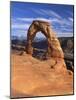 Rock Formation Caused by Erosion known as Delicate Arch, Arches National Park, Utah, USA-Gavin Hellier-Mounted Photographic Print