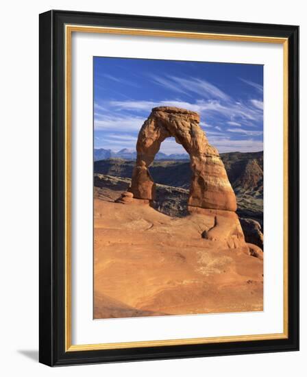 Rock Formation Caused by Erosion known as Delicate Arch, Arches National Park, Utah, USA-Gavin Hellier-Framed Photographic Print