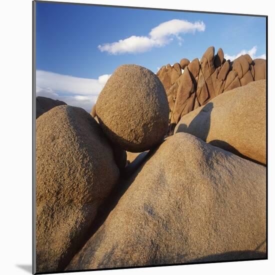 Rock Formation in Joshua Tree National Park-Micha Pawlitzki-Mounted Photographic Print