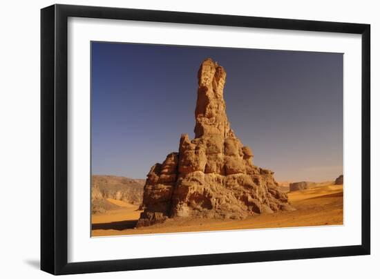 Rock formation in Tadrart, Sahara desert, Algeria, Africa-Michal Szafarczyk-Framed Photographic Print