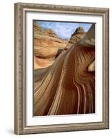 Rock formation in the Paria Canyon, Utah-Roland Gerth-Framed Photographic Print
