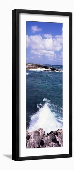 Rock Formation in the Sea, Cozumel, Mexico-null-Framed Photographic Print