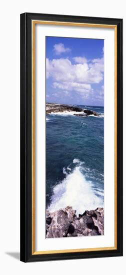 Rock Formation in the Sea, Cozumel, Mexico-null-Framed Photographic Print