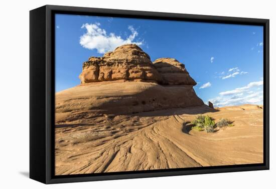 Rock formation on the way to Delicate Arch, Arches National Park, Moab, Grand County, Utah, United -Francesco Vaninetti-Framed Premier Image Canvas