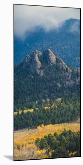 Rock Formations Along the Road Outside Estes Park, Rocky Mountains, Colorado,USA-Anna Miller-Mounted Photographic Print