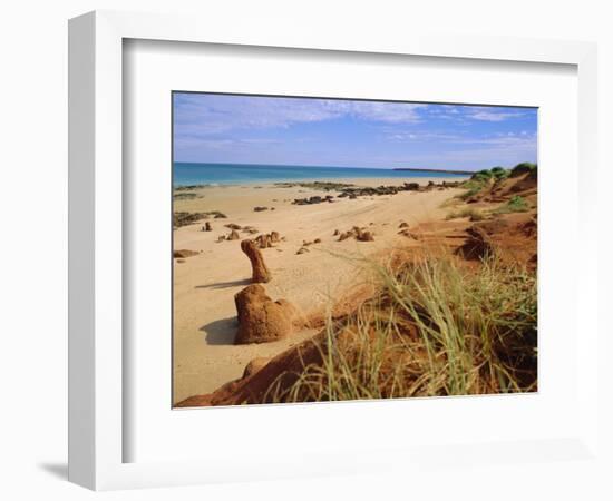 Rock Formations and Dunes, Ridell Beach, Broome, Western Australia, Australia-Richard Ashworth-Framed Photographic Print