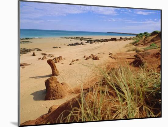 Rock Formations and Dunes, Ridell Beach, Broome, Western Australia, Australia-Richard Ashworth-Mounted Photographic Print