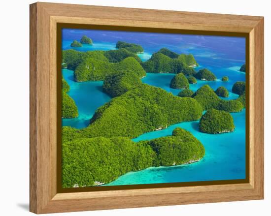Rock Formations and Islets of the Rock Islands-Bob Krist-Framed Premier Image Canvas