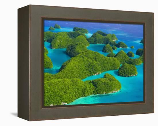 Rock Formations and Islets of the Rock Islands-Bob Krist-Framed Premier Image Canvas