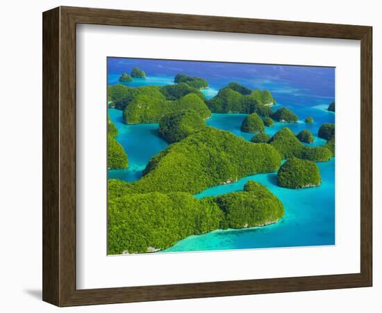 Rock Formations and Islets of the Rock Islands-Bob Krist-Framed Photographic Print