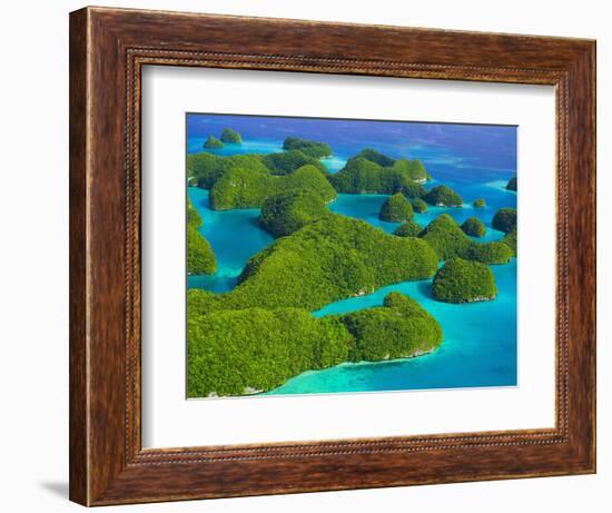 Rock Formations and Islets of the Rock Islands-Bob Krist-Framed Photographic Print