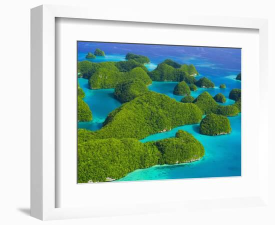 Rock Formations and Islets of the Rock Islands-Bob Krist-Framed Photographic Print