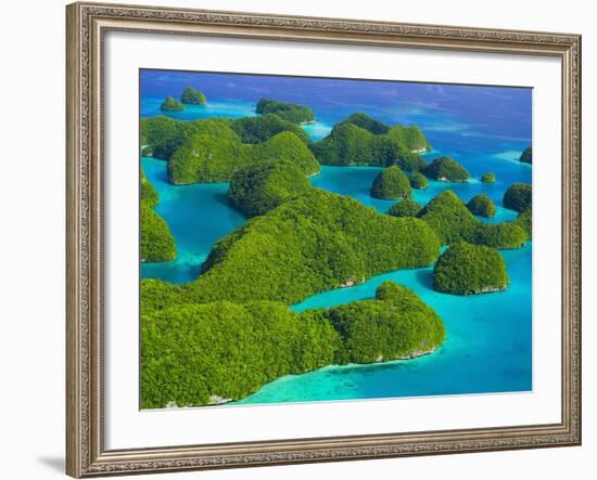 Rock Formations and Islets of the Rock Islands-Bob Krist-Framed Photographic Print