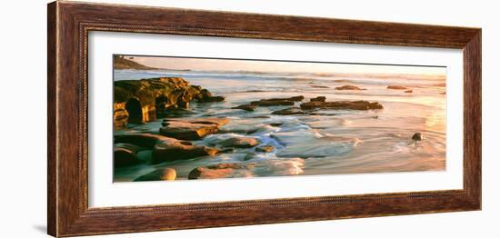 Rock Formations at Windansea Beach, La Jolla, San Diego, California, Usa-null-Framed Photographic Print