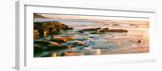 Rock Formations at Windansea Beach, La Jolla, San Diego, California, Usa-null-Framed Photographic Print