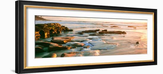 Rock Formations at Windansea Beach, La Jolla, San Diego, California, Usa-null-Framed Photographic Print