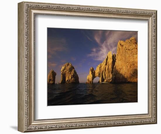 Rock Formations, Cabo San Lucas, Mexico-Walter Bibikow-Framed Photographic Print