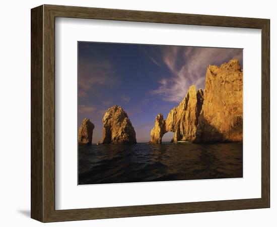 Rock Formations, Cabo San Lucas, Mexico-Walter Bibikow-Framed Photographic Print