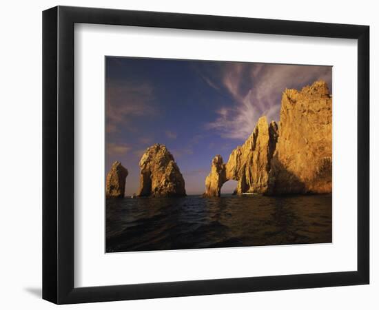 Rock Formations, Cabo San Lucas, Mexico-Walter Bibikow-Framed Photographic Print