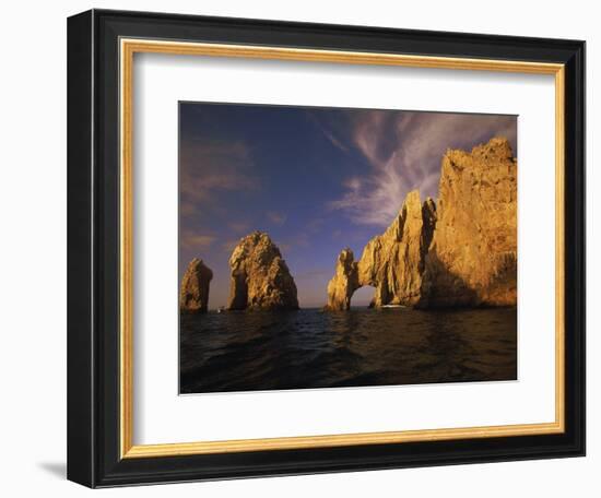 Rock Formations, Cabo San Lucas, Mexico-Walter Bibikow-Framed Photographic Print