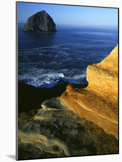 Rock Formations, Cape Kiwanda State Park, Oregon, USA-Charles Gurche-Mounted Photographic Print