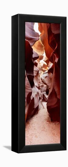 Rock formations in a canyon, Antelope Canyon, Arizona, USA-null-Framed Premier Image Canvas