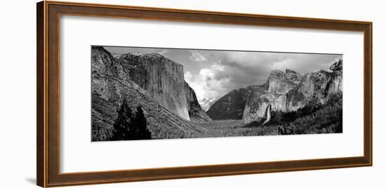 Rock Formations in a Landscape, Yosemite National Park, California, USA-null-Framed Photographic Print
