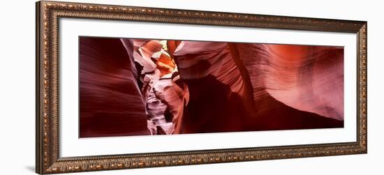 Rock Formations in a Slot Canyon, Lower Antelope Canyon, Antelope Canyon, Page, Arizona, USA-null-Framed Photographic Print