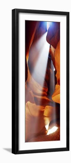 Rock Formations in a Slot Canyon, Upper Antelope Canyon, Antelope Canyon, Page, Arizona, USA-null-Framed Photographic Print