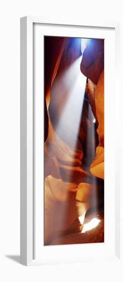 Rock Formations in a Slot Canyon, Upper Antelope Canyon, Antelope Canyon, Page, Arizona, USA-null-Framed Photographic Print