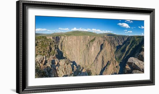 Rock formations in Black Canyon of the Gunnison National Park, Colorado, USA-null-Framed Photographic Print