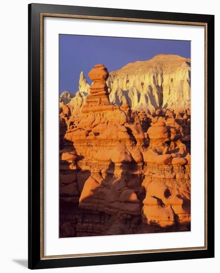 Rock formations in Goblin Valley State Park-Scott T^ Smith-Framed Photographic Print