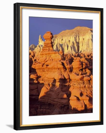 Rock formations in Goblin Valley State Park-Scott T^ Smith-Framed Photographic Print