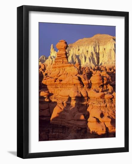 Rock formations in Goblin Valley State Park-Scott T^ Smith-Framed Photographic Print