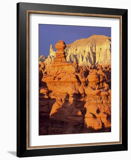 Rock formations in Goblin Valley State Park-Scott T^ Smith-Framed Photographic Print