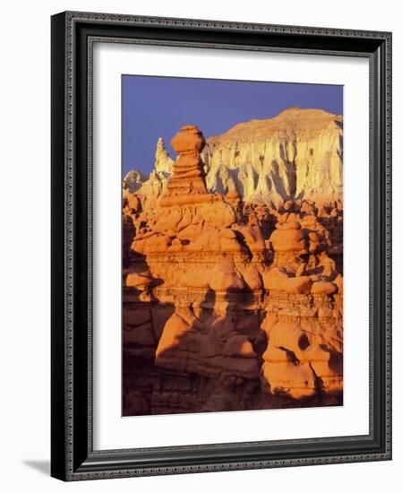 Rock formations in Goblin Valley State Park-Scott T^ Smith-Framed Photographic Print