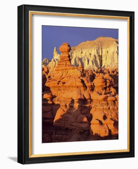 Rock formations in Goblin Valley State Park-Scott T^ Smith-Framed Photographic Print