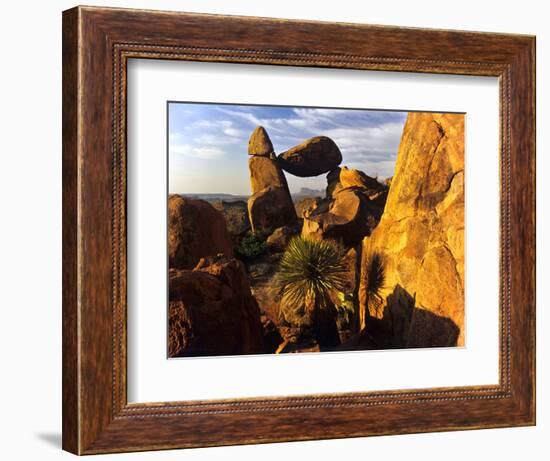 Rock Formations in Grapevine Hills, Big Bend National Park, Texas, USA-Jerry Ginsberg-Framed Photographic Print