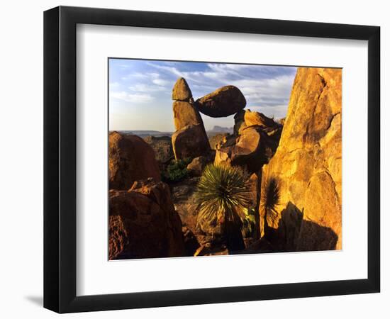 Rock Formations in Grapevine Hills, Big Bend National Park, Texas, USA-Jerry Ginsberg-Framed Photographic Print