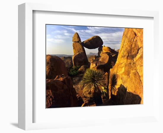 Rock Formations in Grapevine Hills, Big Bend National Park, Texas, USA-Jerry Ginsberg-Framed Photographic Print